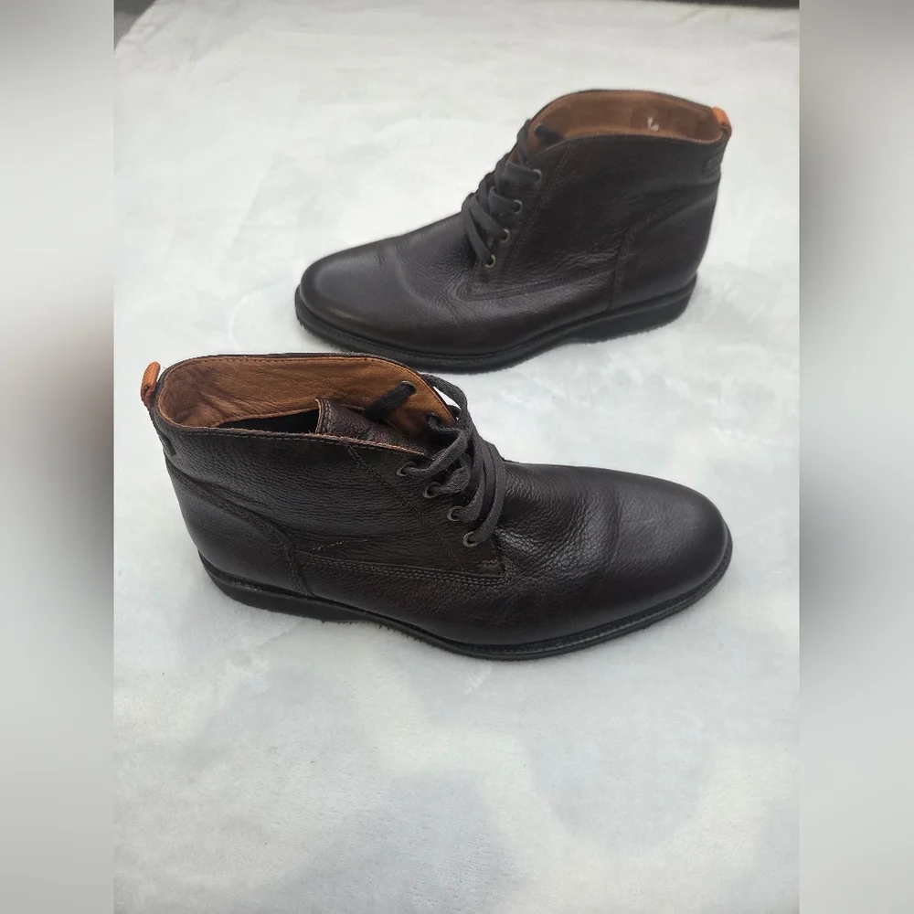 Tommy Bahama Edisto Chukka Boots Brown‎ Leather Mens 10.5M Made In Brazil